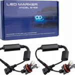 KASturbo H8 Angel Eyes 2 sztuki LED 6W do BMW E60 E90 E92 X5 X6 Z4 7000K