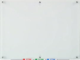 Tablica szklana suchościeralna matowa 80 x 110 cm matowa