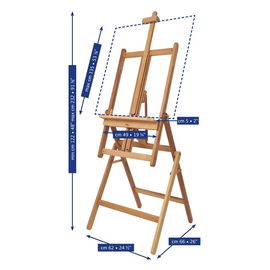 Sztaluga studyjna M33 MABEF drewno bukowe