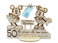 GRAWEROWANA STATUETKA MYSZKA MIKI NA URODZINY 18-99 STYL DISNEY