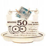 Prezent na 30 40 50 60 70 80 Urodziny Grawerowany Świeczki Uśmiech