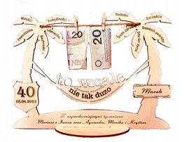 Prezent na Urodziny Jubileusz 18 30 40 50 60 70 80 Wcale Nie Tak Dużo