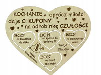 Pomysł na prezent urodziny walentynki serce grawer
