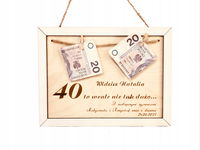 Prezent Urodziny 18 30 40 50 60 70 80 Ramka Wcale.