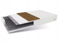 MATERAC BONELLOWY SIENA - 160 X 200 X 16 H3 H4 SPREŻYNOWY Z KOKOSEM