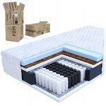 MATERAC KIESZENIOWY FEEL - 120 X 200 X 22 PIANKA WYSOKOELASTYCZNA HR, KOKOS