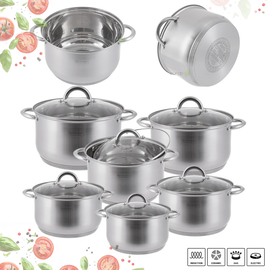 ZESTAW GARNKÓW NA INDUKCJĘ / GAZ STALOWE EDENBERG EB-4000