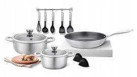 LUKSUSOWY ZESTAW GARNKÓW ZWILLENTOFF INNOWACYJNA POWŁOKA PLASTER MIODU