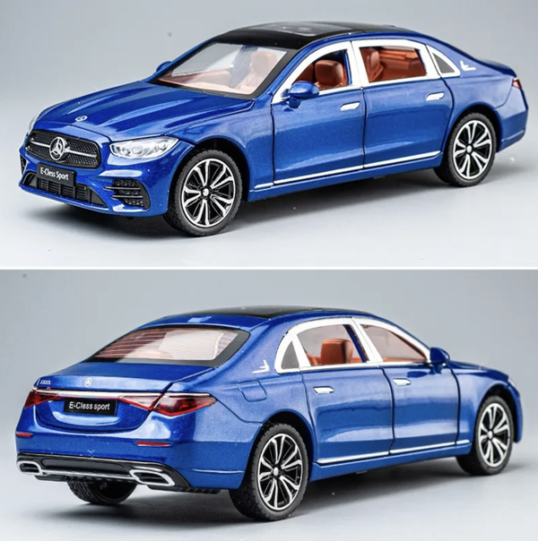 Model samochodu 1:24 Mercedes Benz E300 Metalowy Niebieski