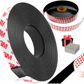 TAŚMA MAGNETYCZNA SAMOPRZYLEPNA NA KLEJ Z KLEJEM 10m 30 mm x 1,5 mm GRATIS