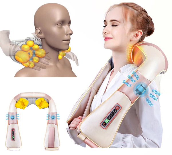 MASAŻER KARKU DO MASAŻU SHIATSU PODUSZKA MASUJĄCA