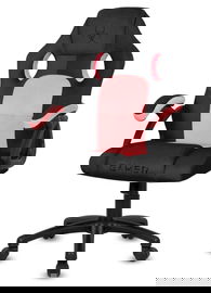 Fotel obrotowy do biurka CARRERA M ALCANTARA BLACK + PINK