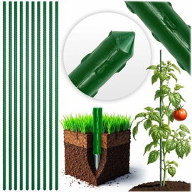 Tyczki do roślin 180 cm Plonos PL-940 zielone 10szt