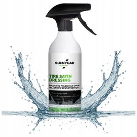 CZERNIDŁO DO OPON I PLASTIKÓW ZEWNĘTRZNYCH SUNNYCAR PIELĘGNUJE 500 ml