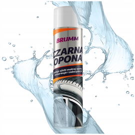 CZERNIDŁO DO OPON BRUMM NABŁYSZCZA PIELĘGNUJE KONSERWUJE SPRAY 600 ml
