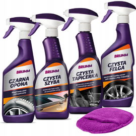 ZESTAW DO CZYSZCZENIA AUTA SAMOCHODU BRUMM POMYSŁ NA PREZENT