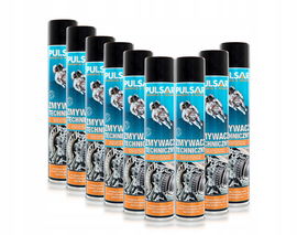 ZMYWACZ TECHNICZNY PULSAR USUWA KLEJE SMARY WOSKI OLEJE SPRAY 750 ml x9