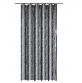 Zasłona prysznicowa czarna 180 x 200 cm Livarno Home Wzmocnione oczka