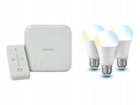 Zestaw Bramka 3x Żarówka 9W E27 Pilot Zigbee Smart Home Livarno Home