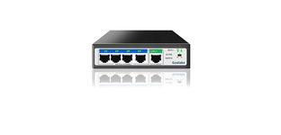 SWITCH Rozdzielacz LAN 5 Portów Przełącznik PoE PoE+ ETHERNET Metalowy