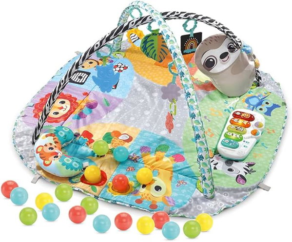 MATA EDUKACYJNA PLAC ZABAW DLA DZIECKA Z ZABAWKAMI VTECH BABY