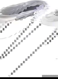 ZESTAW KĄPIELOWY WANNA STOJAK WKŁADKA SZARY 0-12M ROTHO BABYDESIGN TOP