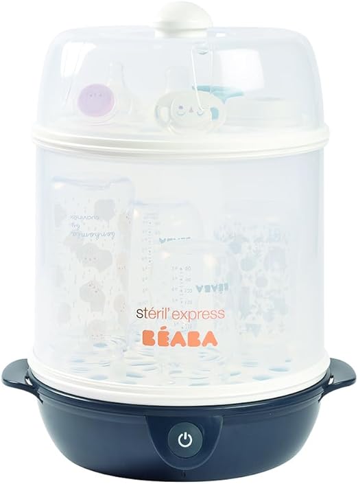 STERYLIZATOR PAROWY DO BUTELEK BEABA 2w1 NIGHT BLUE