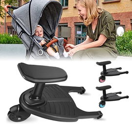 VIHIR DOSTAWKA PODEST DO WÓZKA DZIECIĘCEGO CZARNY