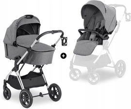 HAUCK VISION X SET WÓZEK GŁĘBOKO SPACEROWY 2W1