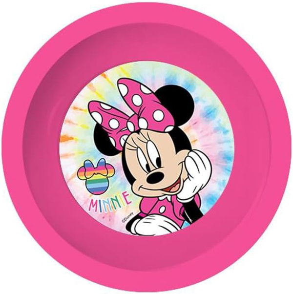 TALERZYK GŁĘBOKI MISECZKA ALBRI MINNIE MOUSE Z POLIPROPYLENU DLA DZIECI