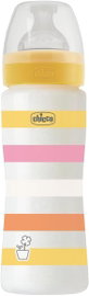 BUTELKA 330ML 4M+ SOFT SENSE ANTY-ZŁOTA DLA DZIEWCZYNEK CHICCO FYSIO