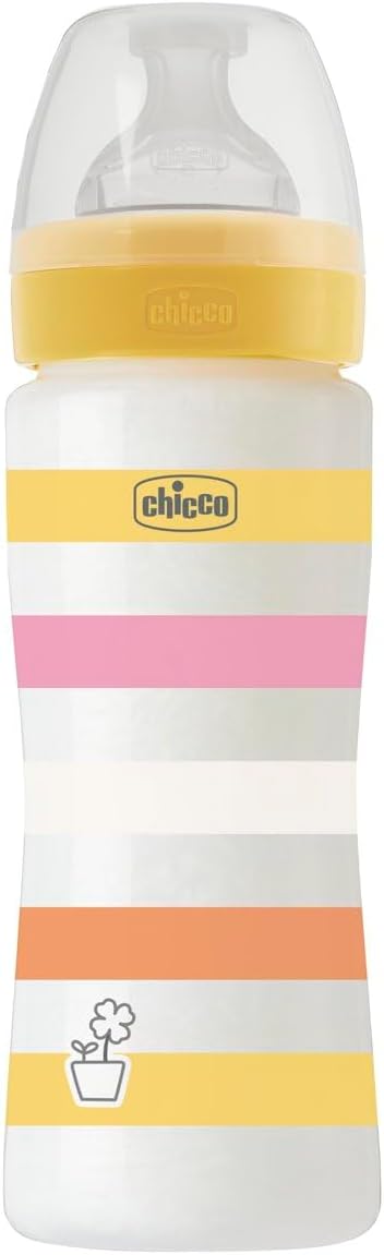 BUTELKA 330ML 4M+ SOFT SENSE ANTY-ZŁOTA DLA DZIEWCZYNEK CHICCO FYSIO