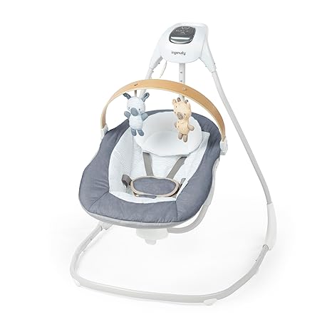 HUŚTAWKA KOMPAKTOWA 0-9 MIESIĘCY DO 9KG 6 PRĘDKOŚCI INGENUITY SIMPLECOMFORT