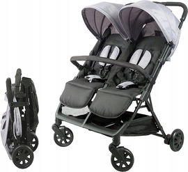 WÓZEK BLIŹNIACZY SPACEROWY OD URODZENIA BAMBISOL