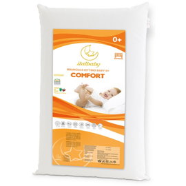PODUSZKA DO ŁÓŻKA ITALBABY COMFORT 38x58x5 CM WYGODNA ODDYCHAJĄCA