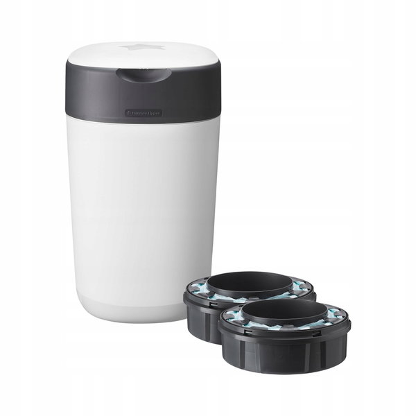 TOMMEE TIPPEE KOSZ NA PIELUCHY TWIST AND CLICK + 2 WKŁADY