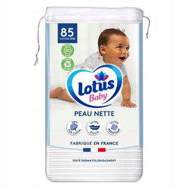 PŁATKI KOSMETYCZNE KWADRATOWE LOTUS BABY 6 OPAKOWAŃ X 85 SZT (510SZT)