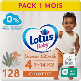 LOTUS BABY PIELUCHOMAJTKI MAJTKI ROZMIAR 4 (9-14 KG) 128 SZT.