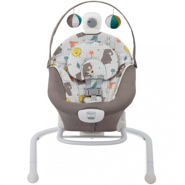 HUŚTAWKA BUJACZEK GRACO DUET SWAY 2W1 SZARY