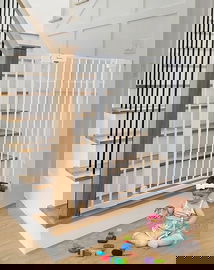 BARIERKA NA DRZWI SCHODY COMOMY ROZPOROWA 75-103 CM BIAŁA