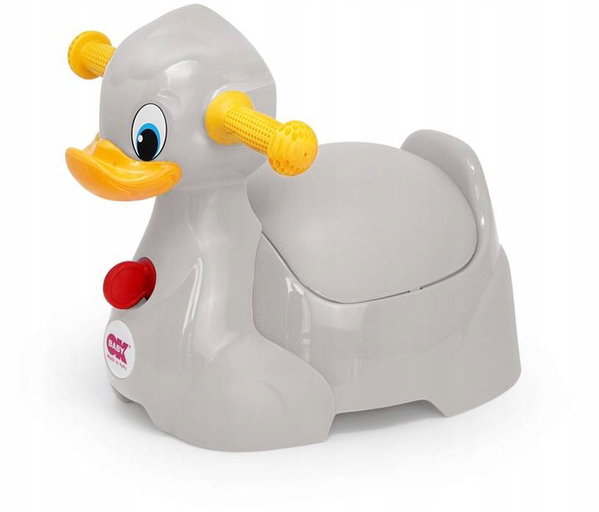NOCNIK DZIECIĘCY QUACK OKBABY KACZKA SZARY