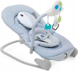 CHICCO BALLOON ELEKTRONICZNY LEŻACZEK Z WIBRACJAMI DOTS NIEBIESKI 0M+