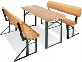 PINOLINO 201395 - STOLIK Z ŁAWKĄ ŁAWKAMI DLA DZIECI NA OGRÓD 109 X 40 X 53