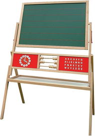 TABLICA DWUSTRONNA KREDA MAGNES STOJĄCA ROBA