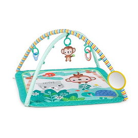 MATA EDUKACYJNA DZIECIĘCA DO ZABAWY BRIGHT STARTS PALM PARTY 81x81x45 CM