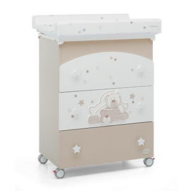 KOMODA Z PRZEWIJAKIEM FOPPAPEDRETTI DOLCESTELLA BIAŁA Z WANIENKĄ