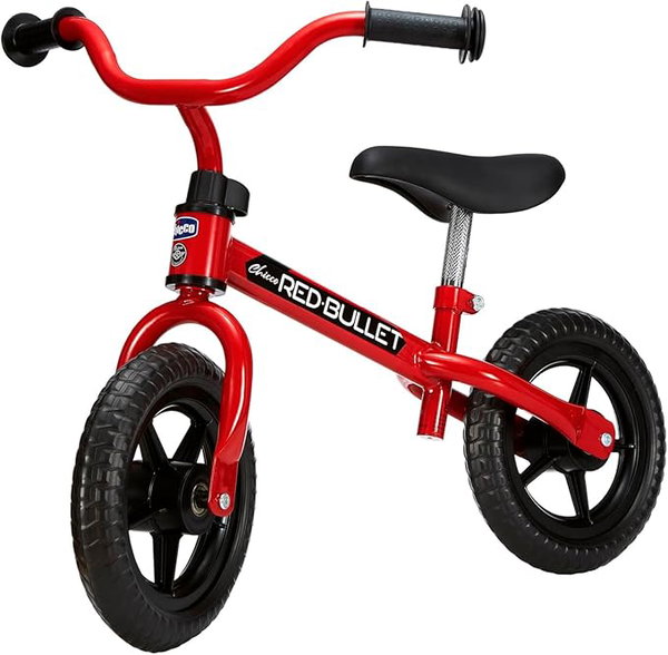 ROWEREK BIEGOWY CHICCO RED BULLET 10" CZERWONY LEKKI REGULACJA