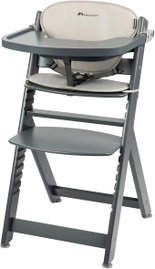 KRZESEŁKO DO KARMIENIA BEBE CONFORT TIMBA 6M-10 LAT 30KG REGULOWANE SZARE