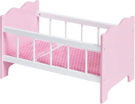 ŁÓŻECZKO DLA LALKI LALEK RÓŻOWY DO ZABAWY DLA DZIEWCZYNEK PINOLINO JASMIN