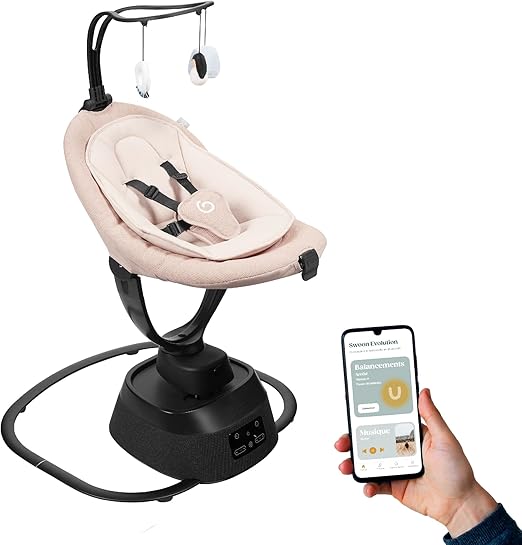 HUŚTAWKA DZIECIĘCA ELEKTRYCZNA SWOON EVOLUTION CONNECT